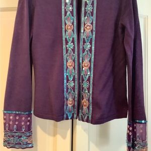 Stunning vintage Boden beaded sweater